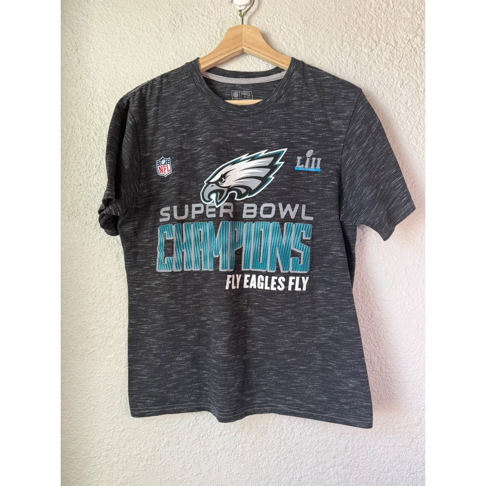 NFL Pro Line Fanatics Philadelphia Eagles Super Bowl LII Champions Shirt Mens S